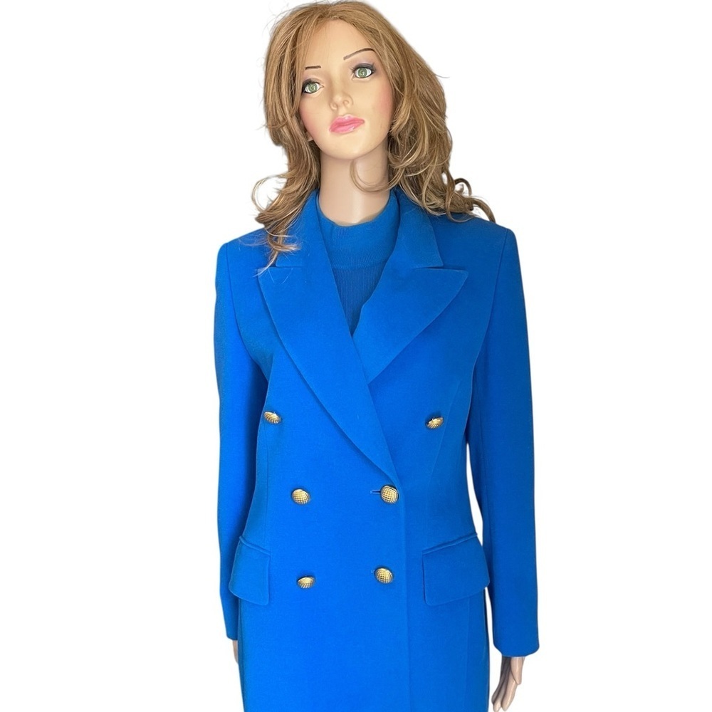 Escada Margaretha Ley Angorawool blue jacket/blouse size 36(6)(8) - Picture 10 of 16